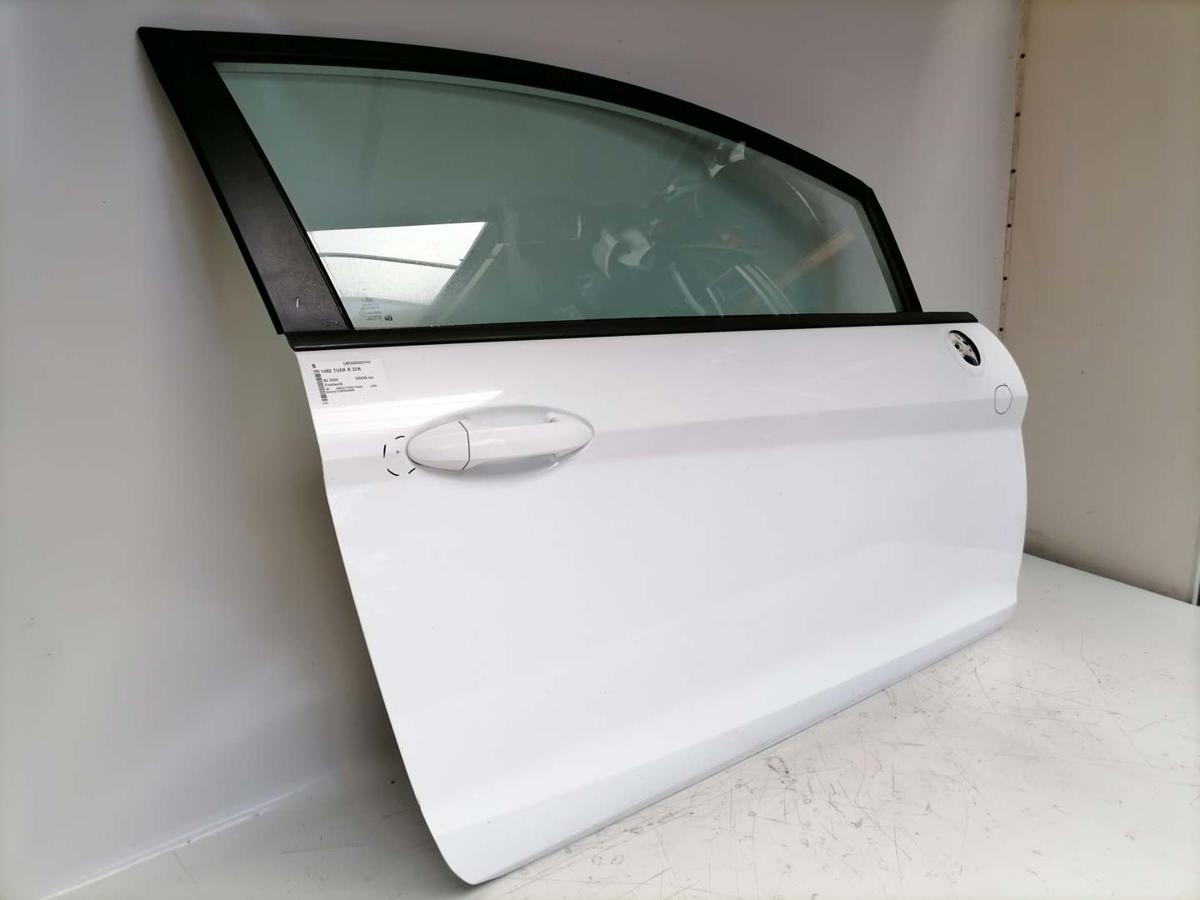 Ford Fiesta JA8 original Tür vorn rechts Fahrertür 3-Türer Frostweiß Bj.2009